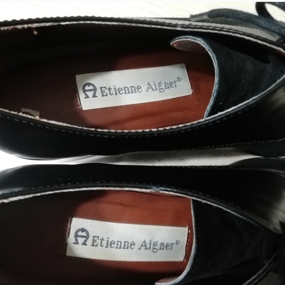 Etienne Aigner Platform Retro Saddle Shoes - Picture 8 of 10